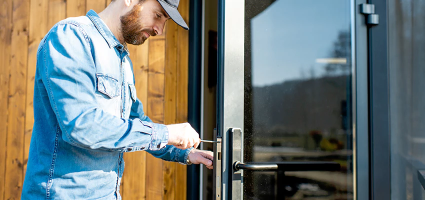 Frameless Glass Storefront Door Locks Replacement in Menlo Park, CA